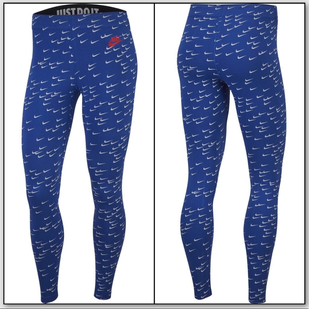 WORN ONCE! Nike Swoosh Leggings